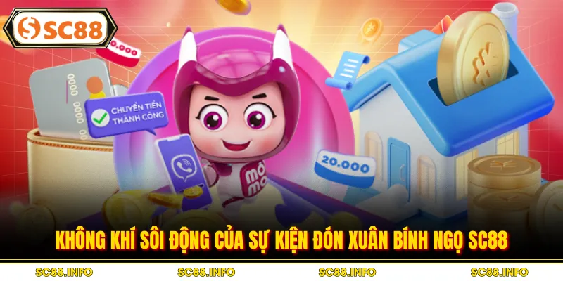 Không khí sôi động của sự kiện đón xuân bính ngọ SC88